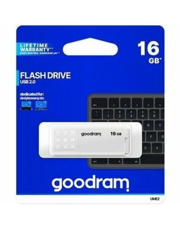 GOODRAM FLASHDRIVE 16GB UME2 USB 2.0 WHITE