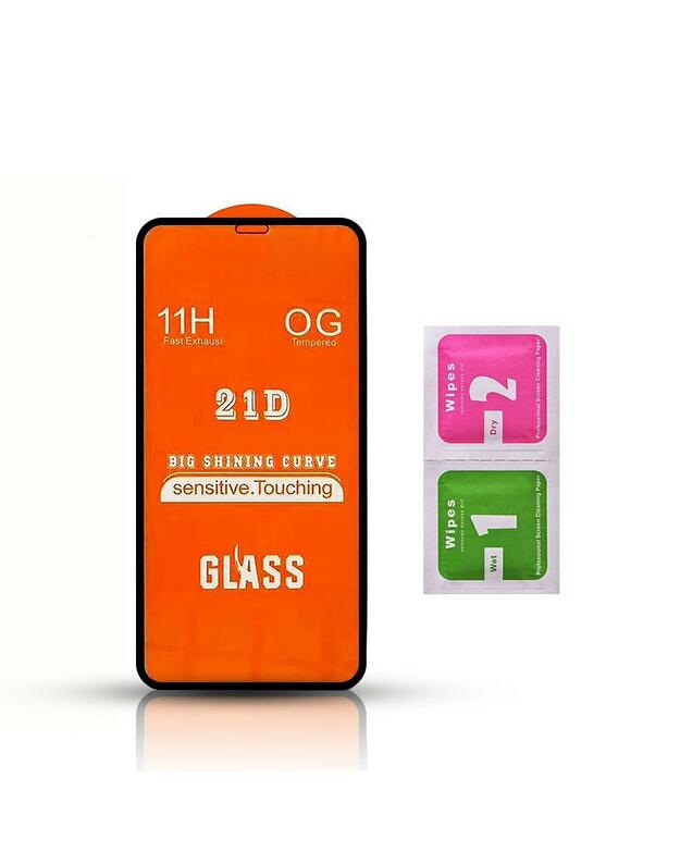 GLASS FULL GLUE 21D HUA P30 LITE juoda