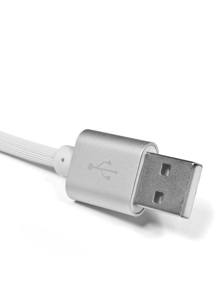 USB KABELIS / PERĖJIMAS, ĮĖJIMAS: USB, IŠĖJIMAS: USB TYPE C, BALTA, 1M, SILIKONINIS LAIDAS