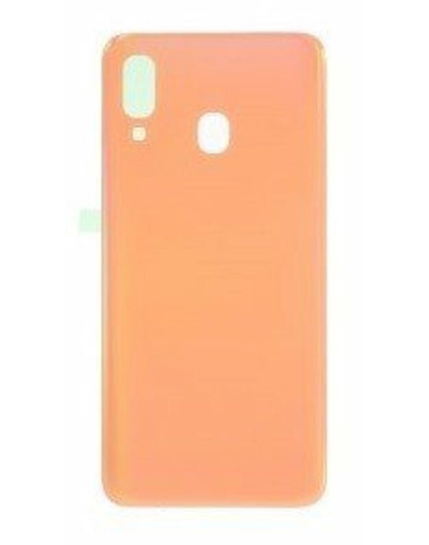 Galinis dangtelis Samsung A405 A40 2019 rausvas (Coral Orange) HQ