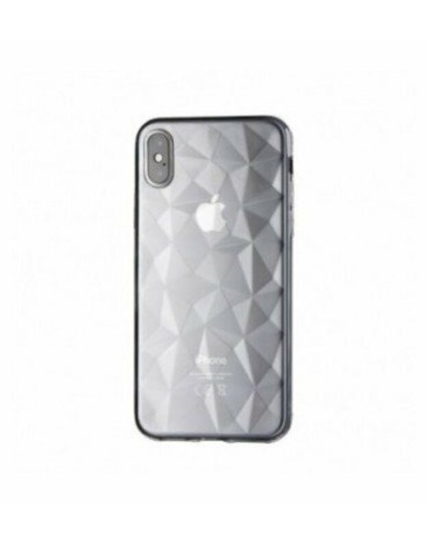 Silikoninis dangtelis FORCELL Prism lankstus Apple iPhone XS Max skaidriam