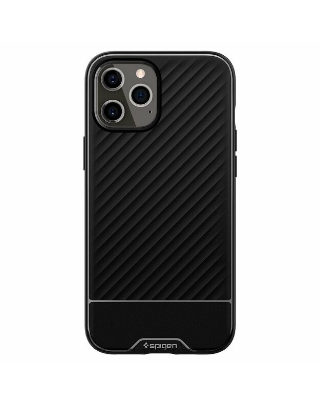 „SPIGEN Core Armor“, skirtas „iPhone 12 MINI“ juodai