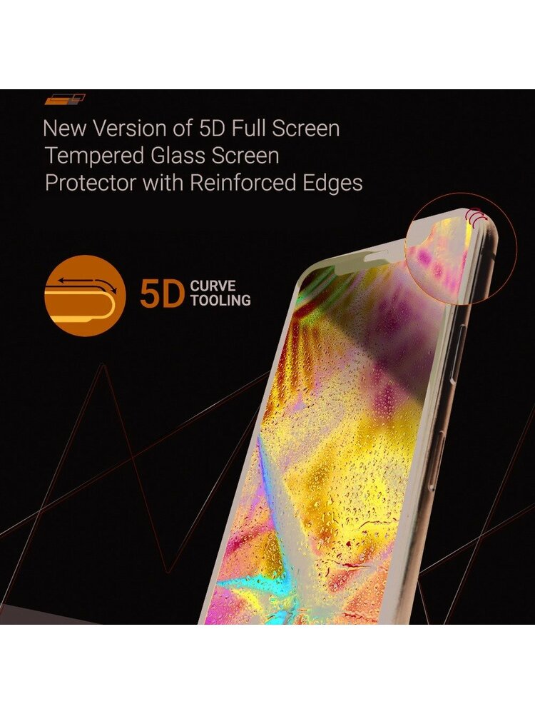 Grūdintas stiklas 5D Roar Glass - „Samsung Galaxy A51“ juodas