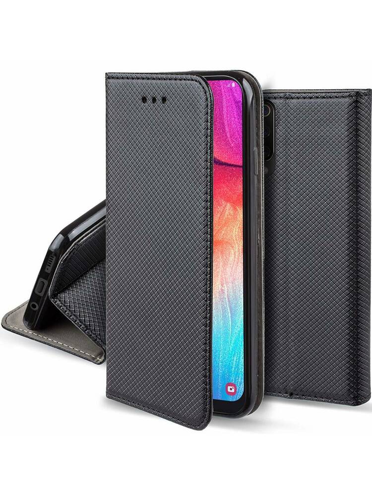 Dėklas SAMSUNG GALAXY A02S Flip Magnet juodas