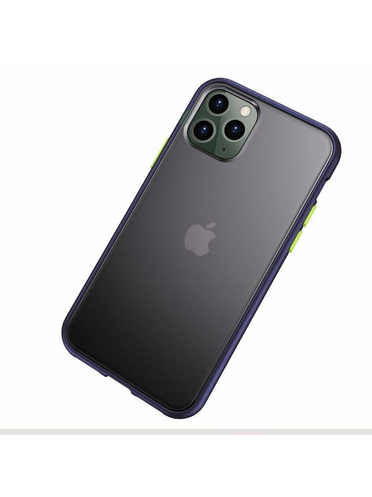 „IPHONE 12/12 PRO“ matinis dėklas mėlynas