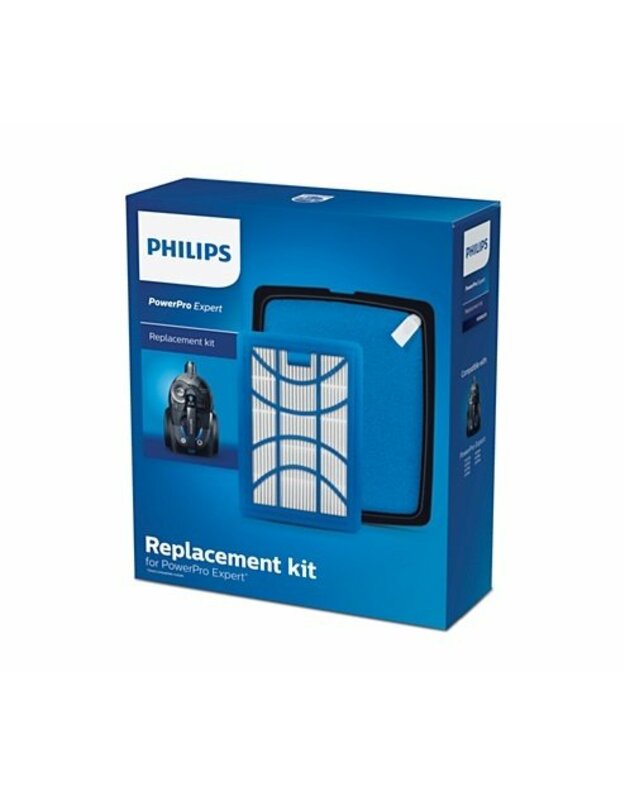 „PHILIPS POWERPRO FC8003 / 01 EXPERT LP“ PAKEITIMO RINKINYS (FC9729, FC974X) SU ALERGIJA IR EPA11