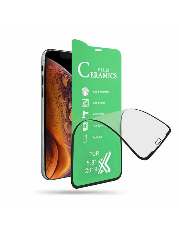 Grūdintas stiklas 9D CERAMIC skirtas „Apple iPhone 12/12 PRO“ 