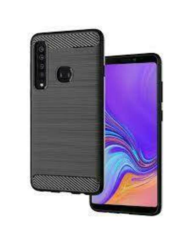 „Forcell CARBON“ dėklas „Samsung Galaxy A9 2018“ juodas