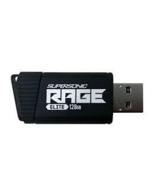 Pen drive Patriot Memory Rage Elite PEF128GSRE3USB (128GB; USB 3.1; black color)