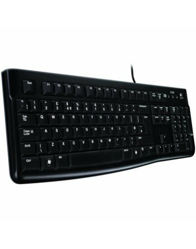 LOGITECH laidinė klaviatūra K120 - Verslo EMEA - JAV - JUODA