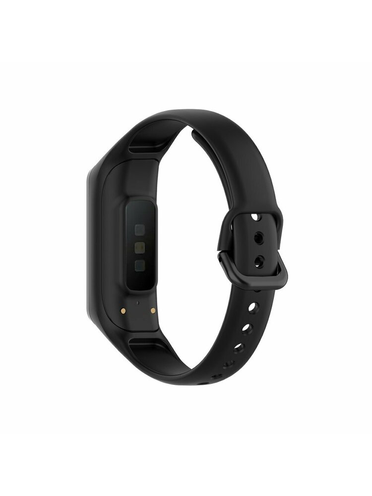 „Samsung Galaxy Fit E SM-R375“ silikoninė juosta - juoda