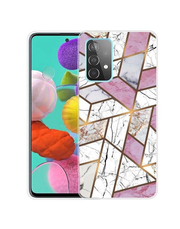 Dėklas „SAMSUNG GALAXY A72 4G / 5G“ plonas dėklas „Art TPU Protector“ marmurinis raštas „