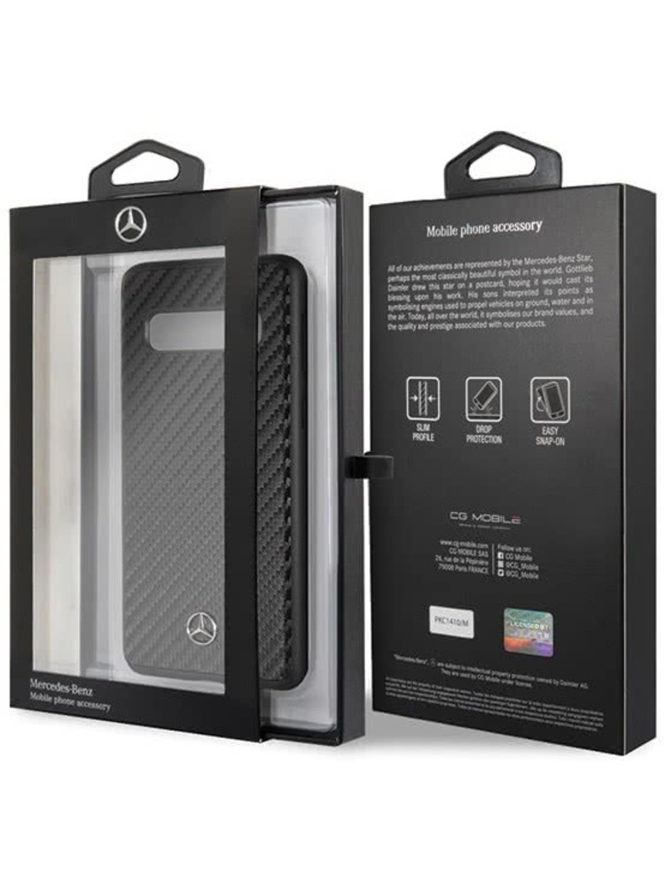 Samsung Galaxy S10 Mercedes Dynamic Line MEHCS10SRCFBK dėklas