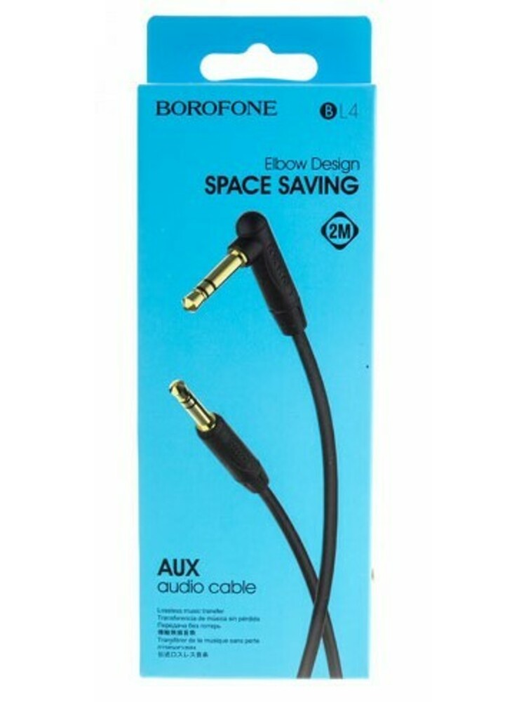 Garso kabelis BOROFONE BL4, AUX, Jack 3.5 - Jack 3.5, 2 m