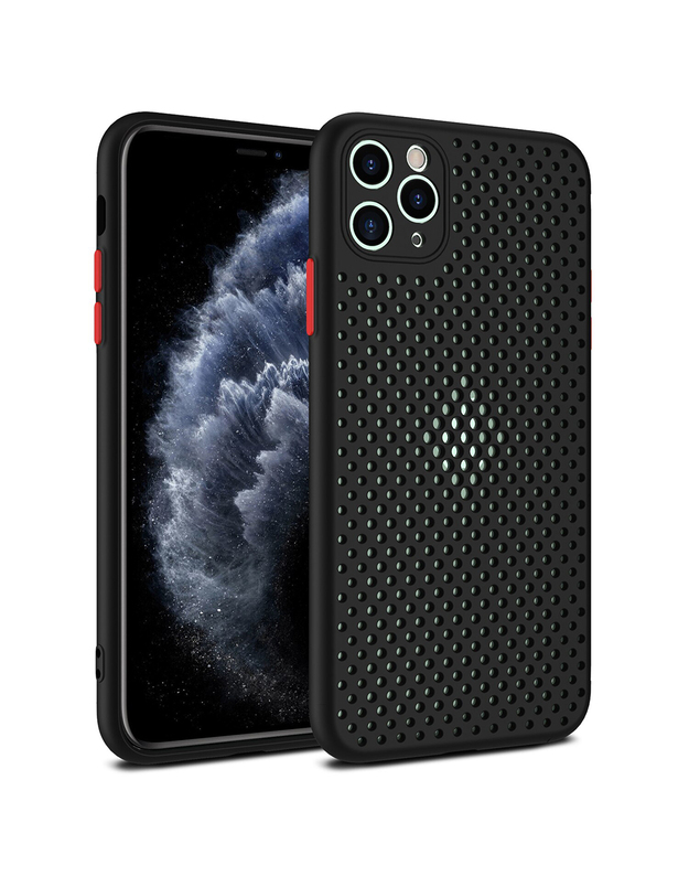 Huawei P40 silikoninis dėklas juodos spalvos