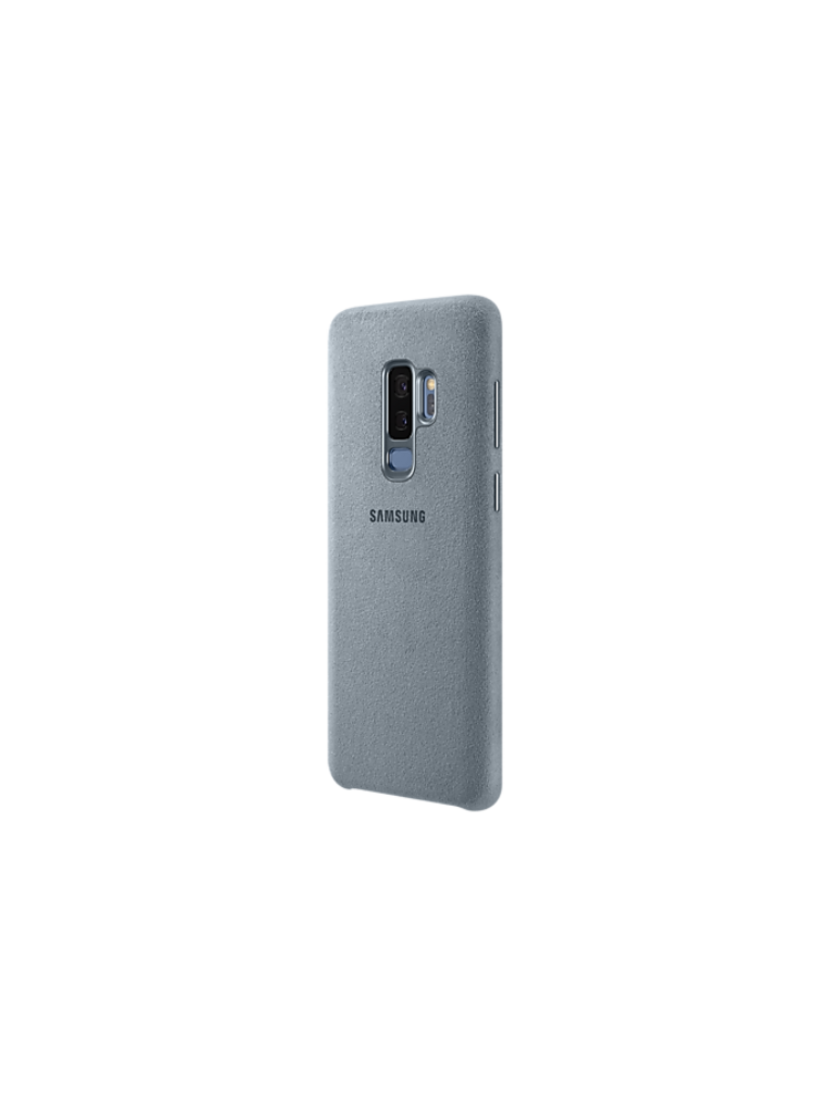 Nugarėlės dėklas Samsung Galaxy S9+ Alcantara Cover EF-XG965AMEGWW Mint