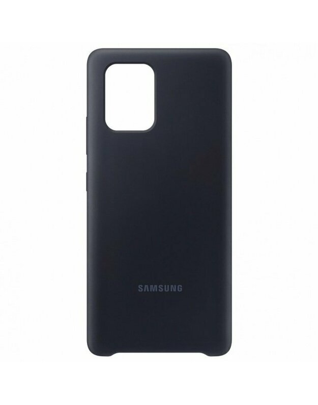 Dėkliukas SAMSUNG Galaxy S10 Lite (2020), nugarėlė, silikoninis, juodas