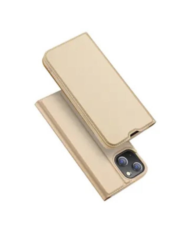 Nugarėlės dėklai Dux Ducis Dux Ducis Skin Pro Holster Cover Flip iPhone 14 / 13 gold