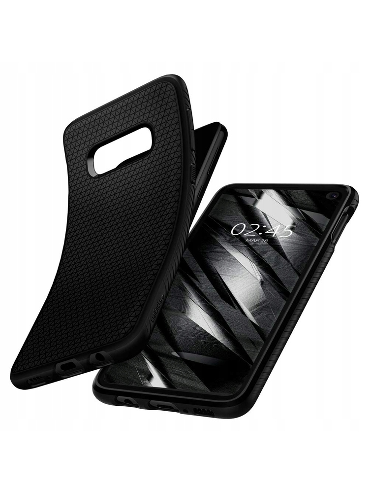 Apsauga SPIGEN – „Samsung Galaxy S10e Case“ skystas oro matinis juodas