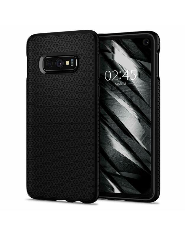 Apsauga SPIGEN – „Samsung Galaxy S10e Case“ skystas oro matinis juodas