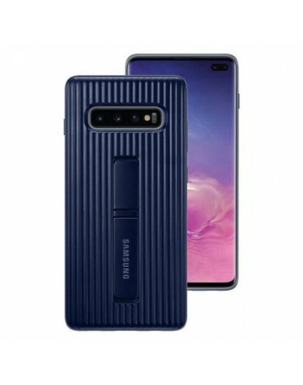 Oficialus Samsung Galaxy S10 Plus apsauginis stovo dėklas – mėlynas