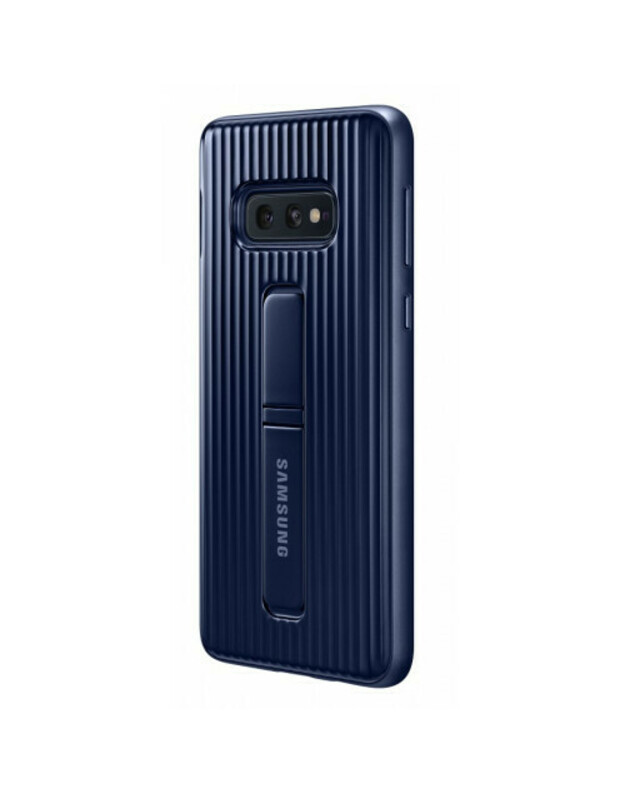 PRIEKINIS DĖKLAS SAMSUNG APSAUGINIS STOVIMAS DANGTELIS EF-RG970CLEGWW, SKIRTAS SM-G970 GALAXY S10E BLUE