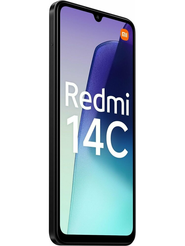 Xiaomi Redmi 14C 4G išmanusis telefonas 4+128GB Black (Midnight Black)