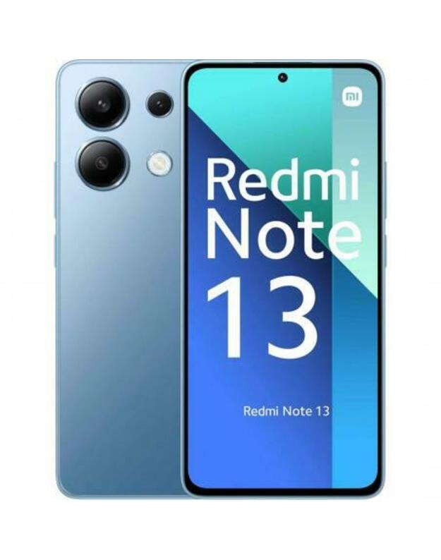 Xiaomi Redmi Note 13 4G išmanusis telefonas 6+128GB Black (Midnight Black)