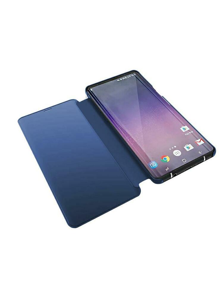 SAMSUNG GALAXY NOTE 10 LITE „SMART CLEAR VIEW“ ATVERČIAMAS DĖKLAS, MĖLYNAS